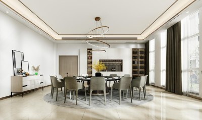 现代包厢3D模型下载